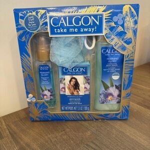 Calgon "Take Me Away" MORNING GLORY 4 Piece Gift Set New In Box
